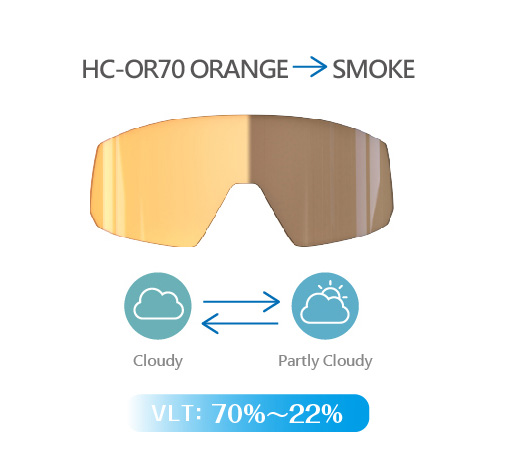 HC-OR70 ORANGE  SMOKE