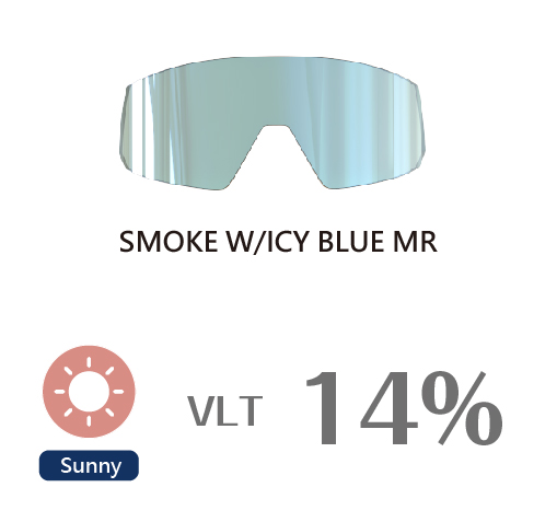 SMOKE W/ICY BLUE MR